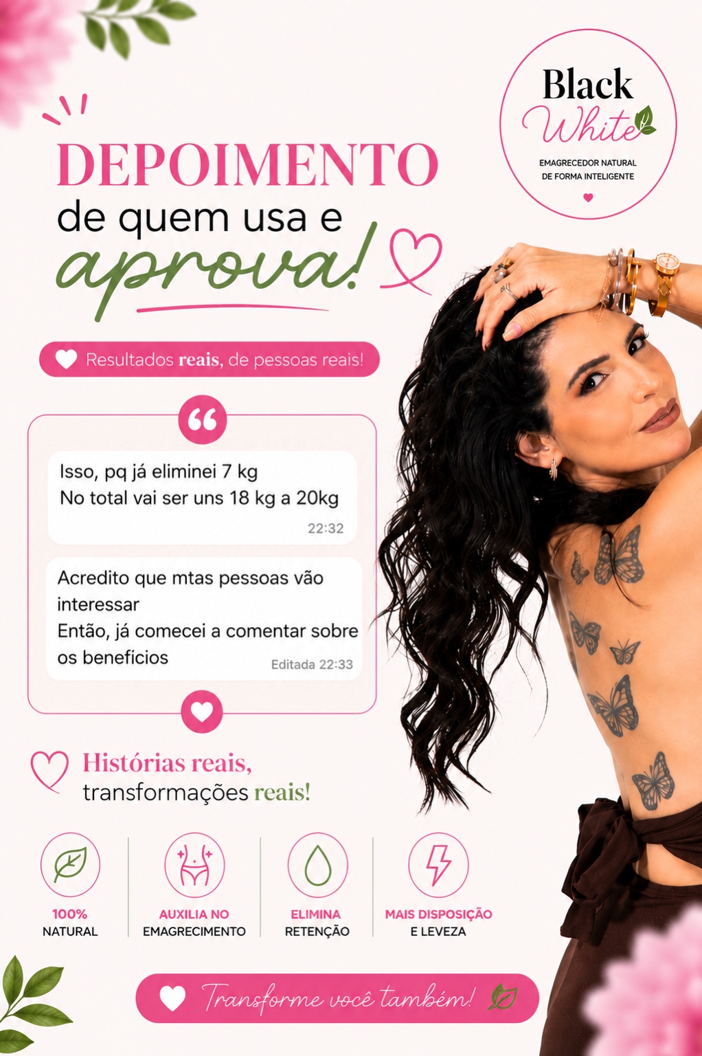 Feedback e resultado Black White 7